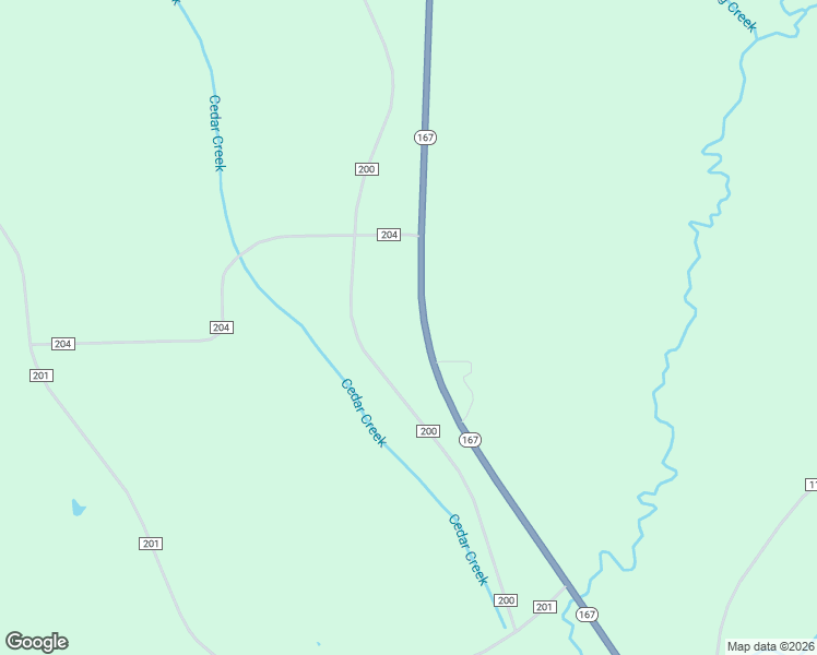 map of restaurants, bars, coffee shops, grocery stores, and more near 27921 Alabama 167 in Jack