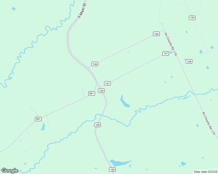 map of restaurants, bars, coffee shops, grocery stores, and more near 108 County Road 167 in Elkhart