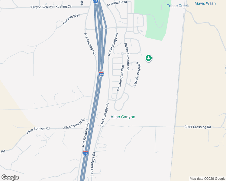 map of restaurants, bars, coffee shops, grocery stores, and more near 1609 Golden Gate Way in Nogales