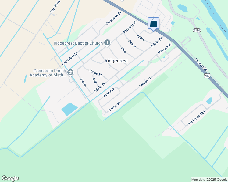 map of restaurants, bars, coffee shops, grocery stores, and more near 100-910 Willow Drive in Ridgecrest