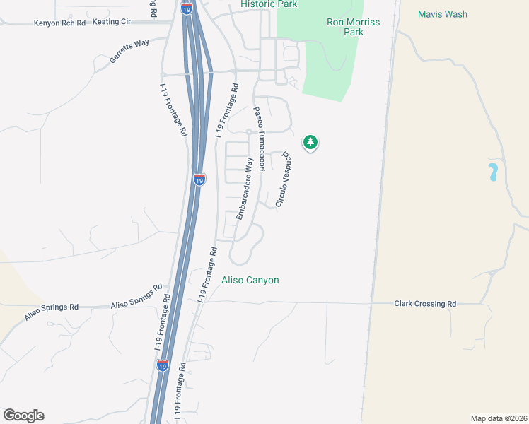 map of restaurants, bars, coffee shops, grocery stores, and more near 62 Calle Maria Elena in Tubac