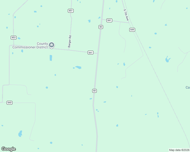 map of restaurants, bars, coffee shops, grocery stores, and more near 218 Farm to Market 80 in Teague
