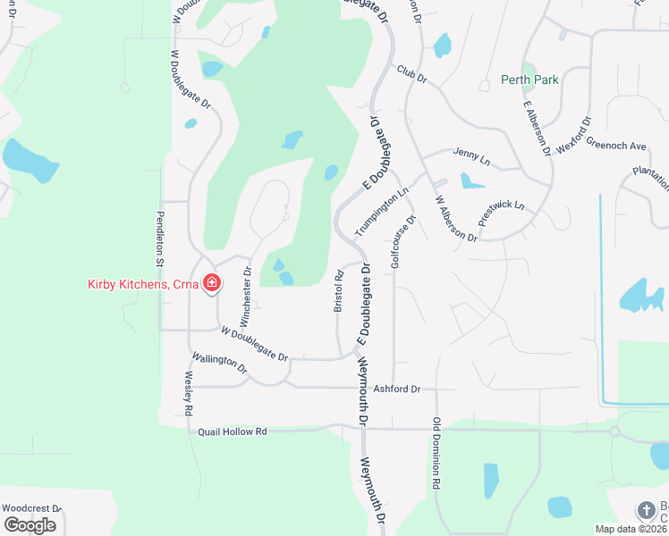 map of restaurants, bars, coffee shops, grocery stores, and more near 2321 Bristol Road in Albany