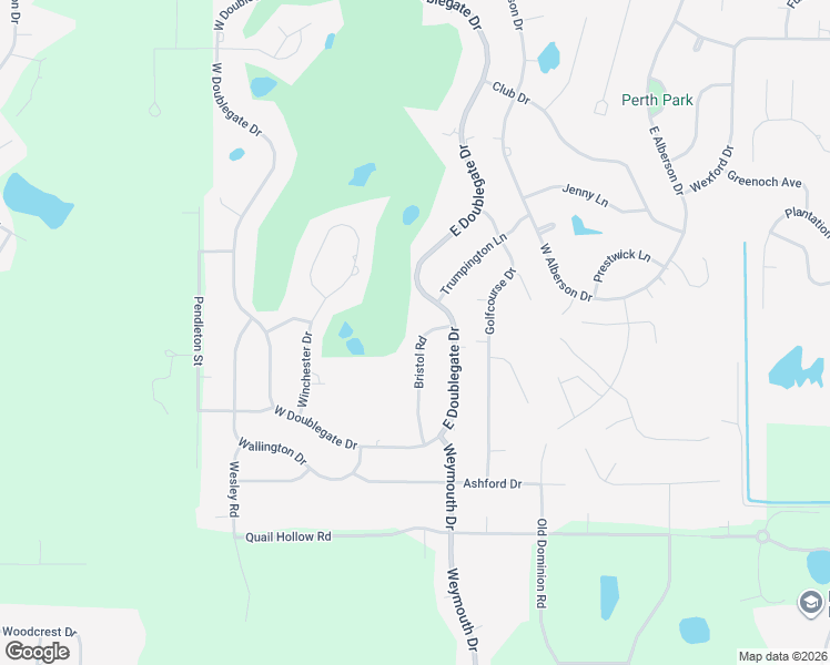 map of restaurants, bars, coffee shops, grocery stores, and more near 2321 Bristol Road in Albany