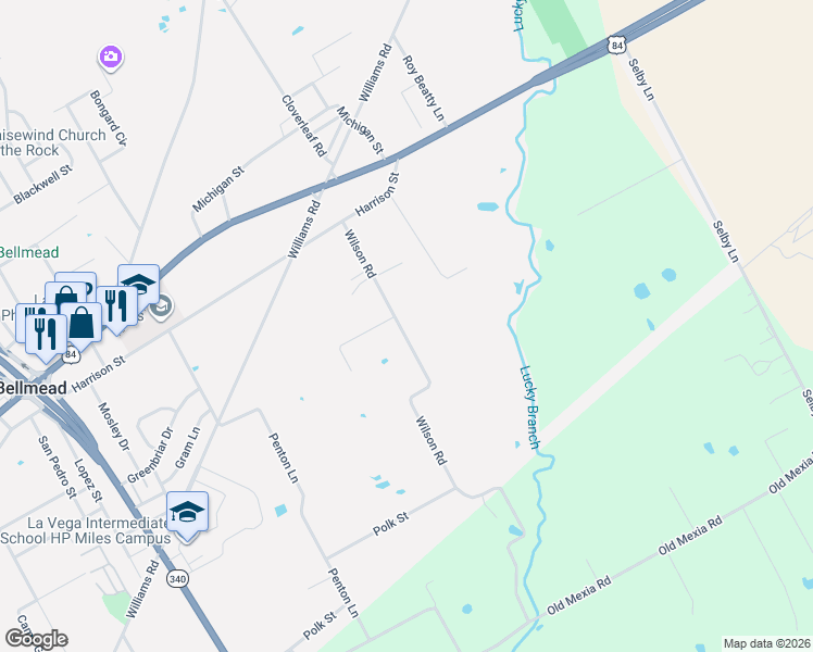 map of restaurants, bars, coffee shops, grocery stores, and more near 606 Wilson Road in Waco