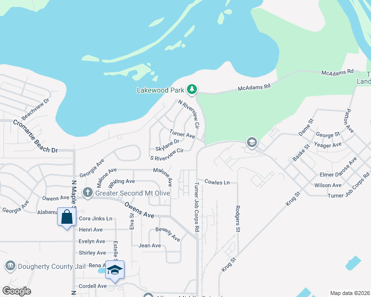 map of restaurants, bars, coffee shops, grocery stores, and more near 1906 Skylane Drive in Albany