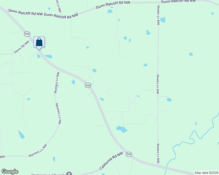 map of restaurants, bars, coffee shops, grocery stores, and more near 749 HARVESTON Trail Northwest in Brookhaven