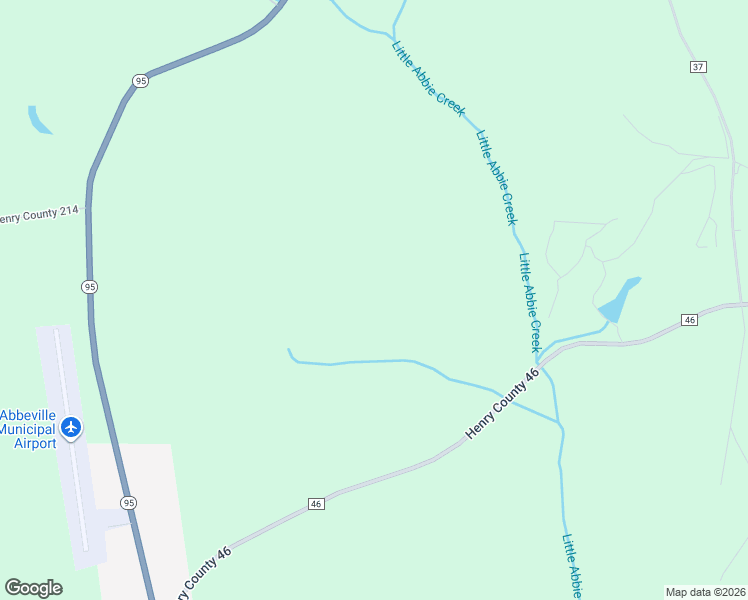 map of restaurants, bars, coffee shops, grocery stores, and more near Henry County 46 in Abbeville