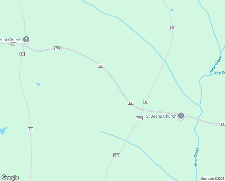 map of restaurants, bars, coffee shops, grocery stores, and more near 8334 County Road 68 in Clopton