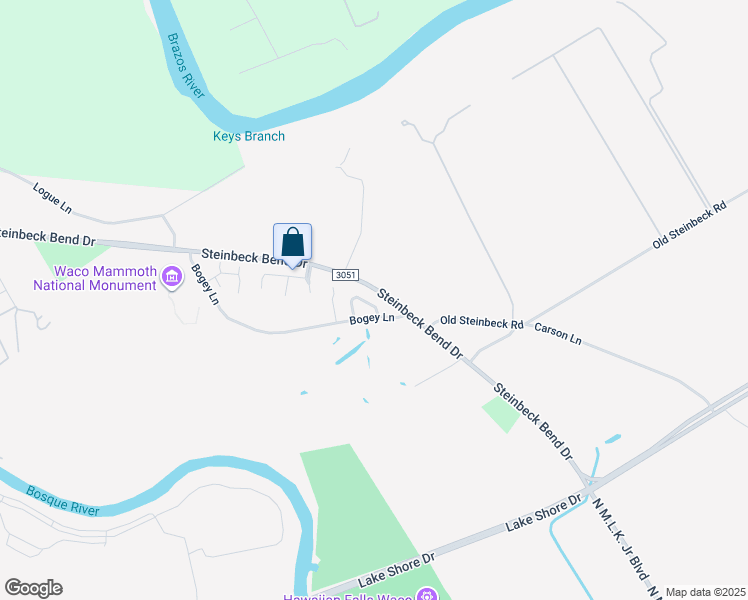 map of restaurants, bars, coffee shops, grocery stores, and more near 309 Station Creek Dr in Waco