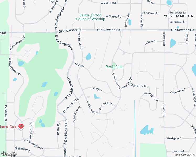 map of restaurants, bars, coffee shops, grocery stores, and more near 3633 Club Drive in Albany