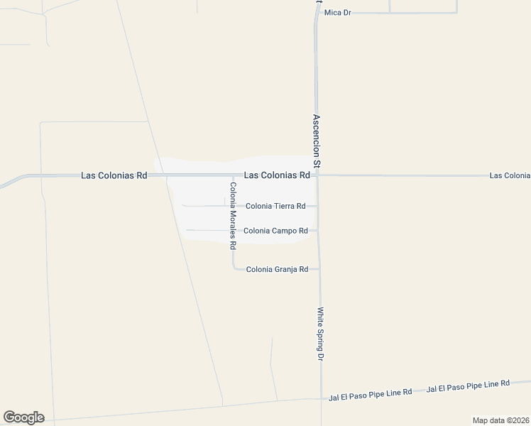 map of restaurants, bars, coffee shops, grocery stores, and more near 15019 Colonia Tierra Road in El Paso