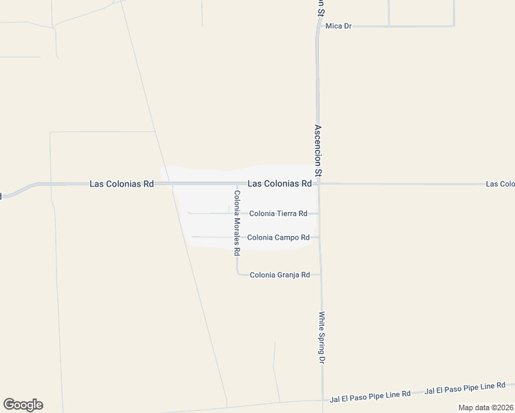 map of restaurants, bars, coffee shops, grocery stores, and more near 15019 Colonia Tierra Road in El Paso