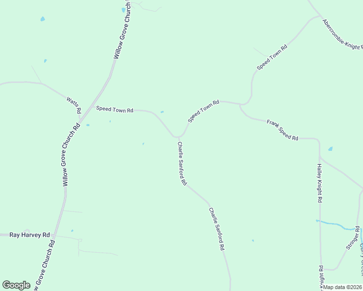 map of restaurants, bars, coffee shops, grocery stores, and more near 282 Charlie Sanford Road in Seminary