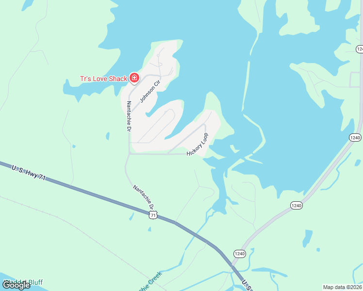 map of restaurants, bars, coffee shops, grocery stores, and more near Hickory Loop in Montgomery