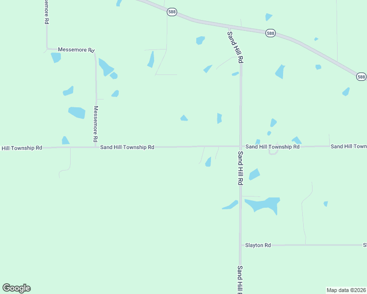 map of restaurants, bars, coffee shops, grocery stores, and more near Sand Hill Township Road in Jones County