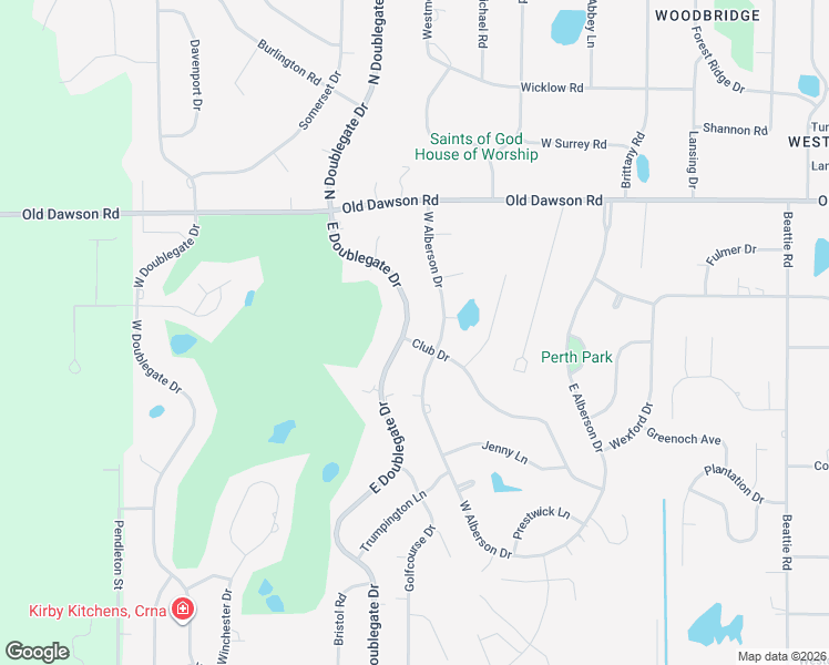 map of restaurants, bars, coffee shops, grocery stores, and more near 2603 East Doublegate Drive in Albany