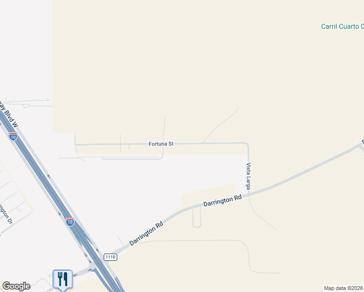 map of restaurants, bars, coffee shops, grocery stores, and more near 14140 Fortuna Street in Clint