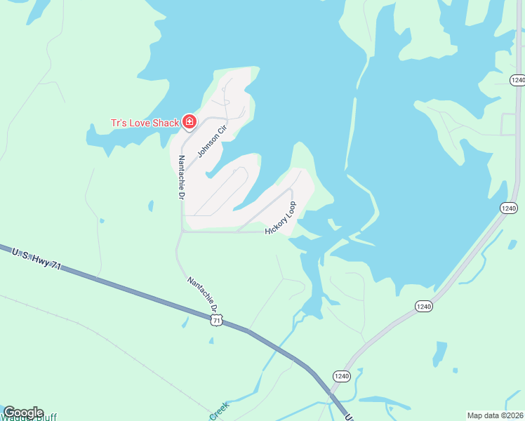 map of restaurants, bars, coffee shops, grocery stores, and more near Hickory Loop in Montgomery