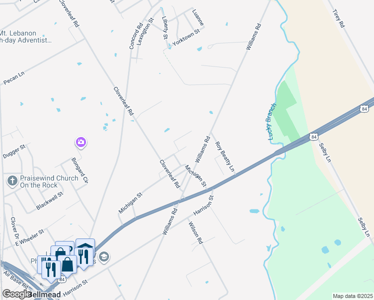 map of restaurants, bars, coffee shops, grocery stores, and more near 4607 Wisconsin Street in Waco