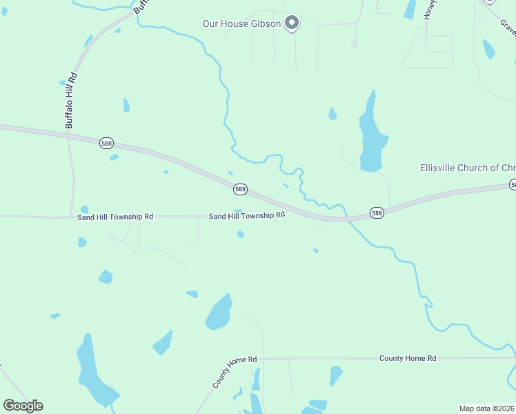 map of restaurants, bars, coffee shops, grocery stores, and more near Township Rd in Ellisville