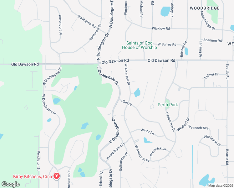 map of restaurants, bars, coffee shops, grocery stores, and more near 2603 East Doublegate Drive in Albany