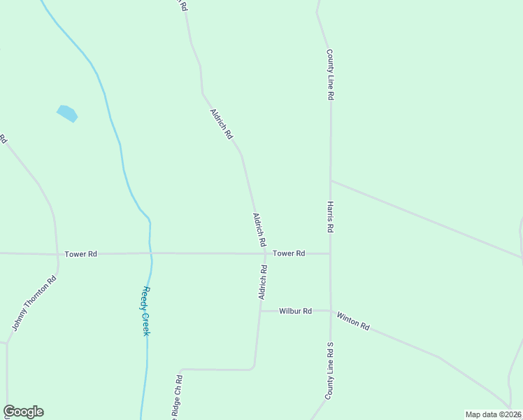 map of restaurants, bars, coffee shops, grocery stores, and more near 4287 Tower Road in Odum