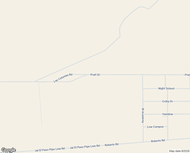 map of restaurants, bars, coffee shops, grocery stores, and more near Las Colonias Road in El Paso