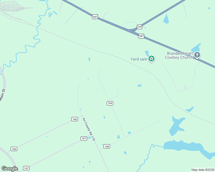 map of restaurants, bars, coffee shops, grocery stores, and more near 500 County Road 169 in Elkhart