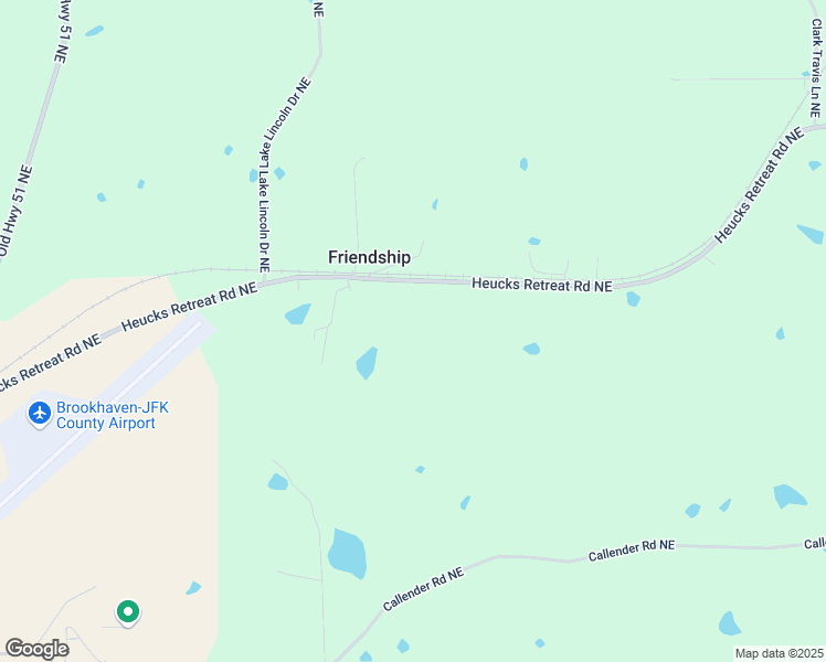 map of restaurants, bars, coffee shops, grocery stores, and more near 1420 Heucks Retreat Road Northeast in Brookhaven