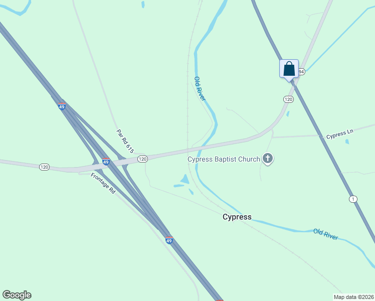 map of restaurants, bars, coffee shops, grocery stores, and more near Parish Road in Natchitoches