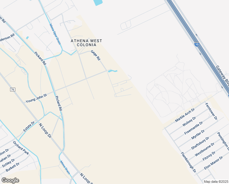 map of restaurants, bars, coffee shops, grocery stores, and more near 12461 Gage Road in Clint