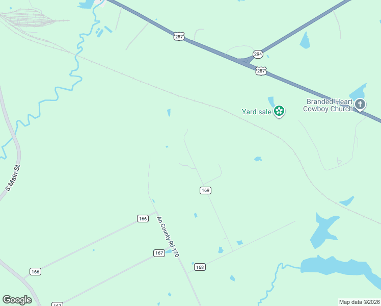 map of restaurants, bars, coffee shops, grocery stores, and more near 630 Acr 169 in Elkhart