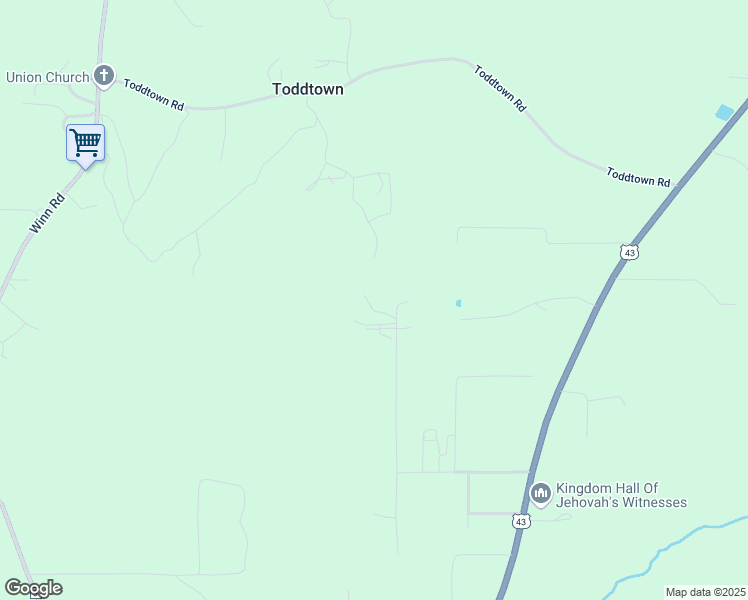 map of restaurants, bars, coffee shops, grocery stores, and more near 375 Mallard Drive in Jackson
