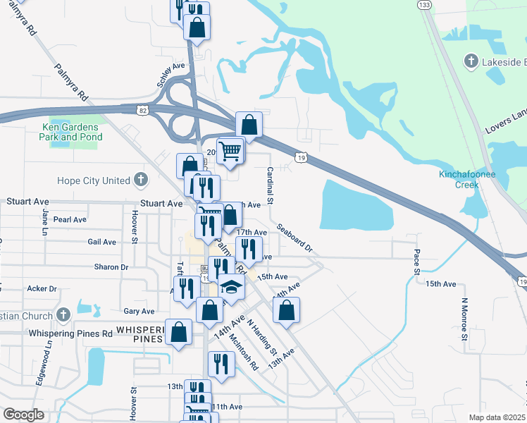 map of restaurants, bars, coffee shops, grocery stores, and more near 918 18th Avenue in Albany