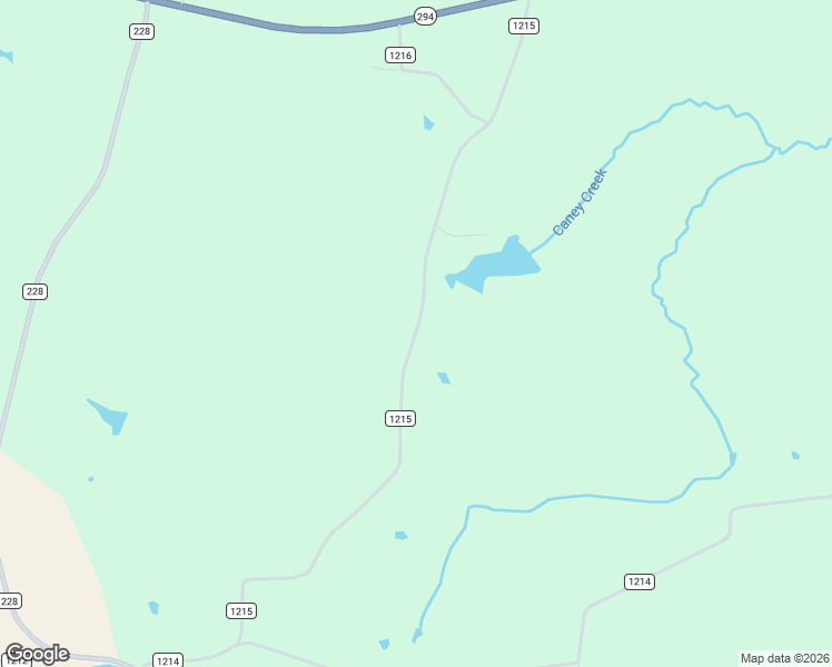 map of restaurants, bars, coffee shops, grocery stores, and more near County Road 1215 in Anderson County