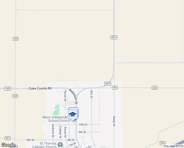 map of restaurants, bars, coffee shops, grocery stores, and more near in Miles