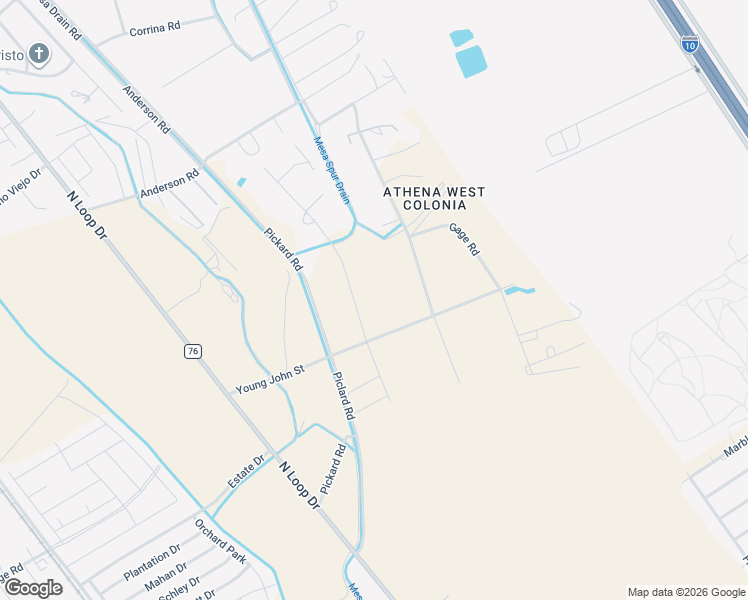 map of restaurants, bars, coffee shops, grocery stores, and more near 12341 Sugden Road in Clint