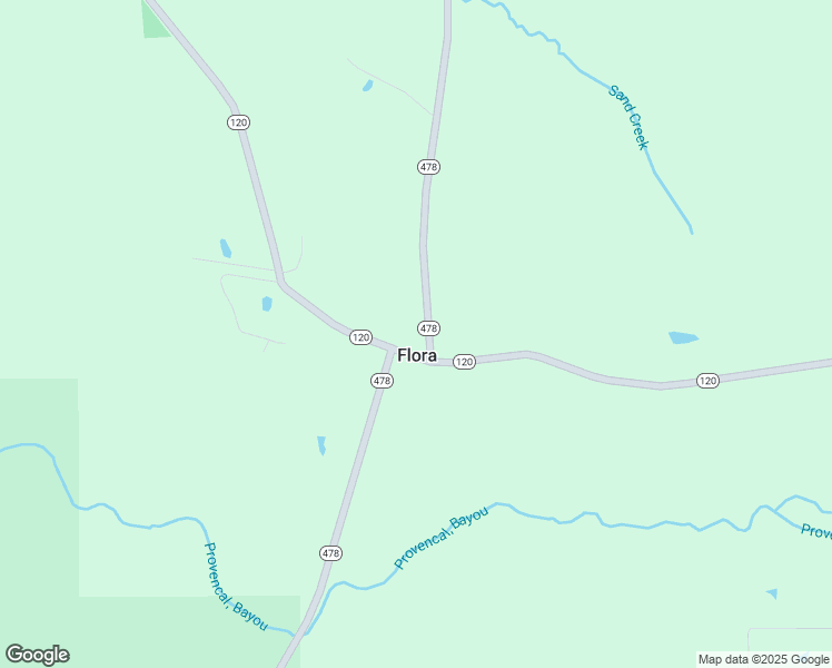 map of restaurants, bars, coffee shops, grocery stores, and more near in Flora