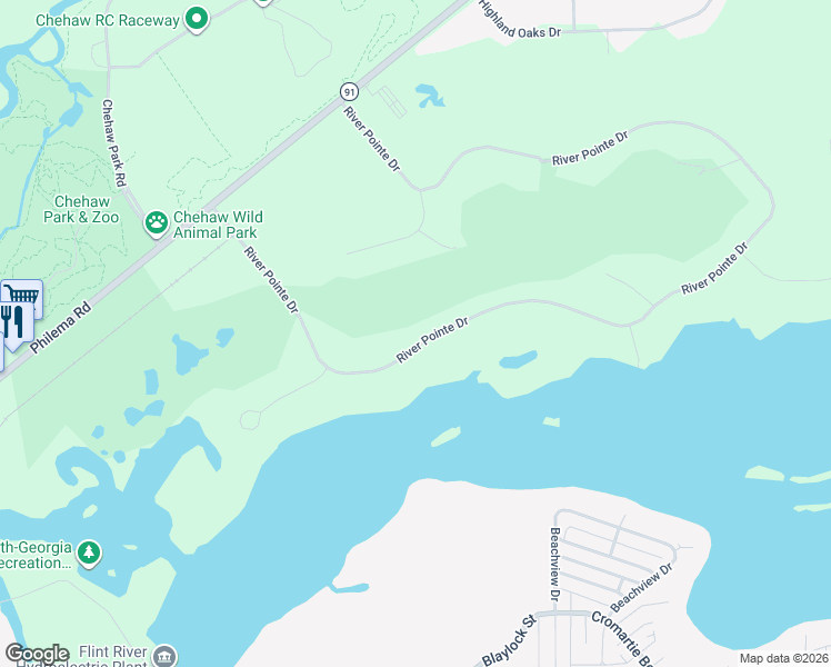 map of restaurants, bars, coffee shops, grocery stores, and more near 1011 River Pointe Drive in Albany