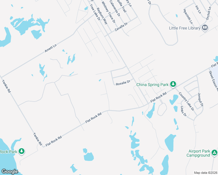 map of restaurants, bars, coffee shops, grocery stores, and more near 5636 Rosalie Drive in Waco