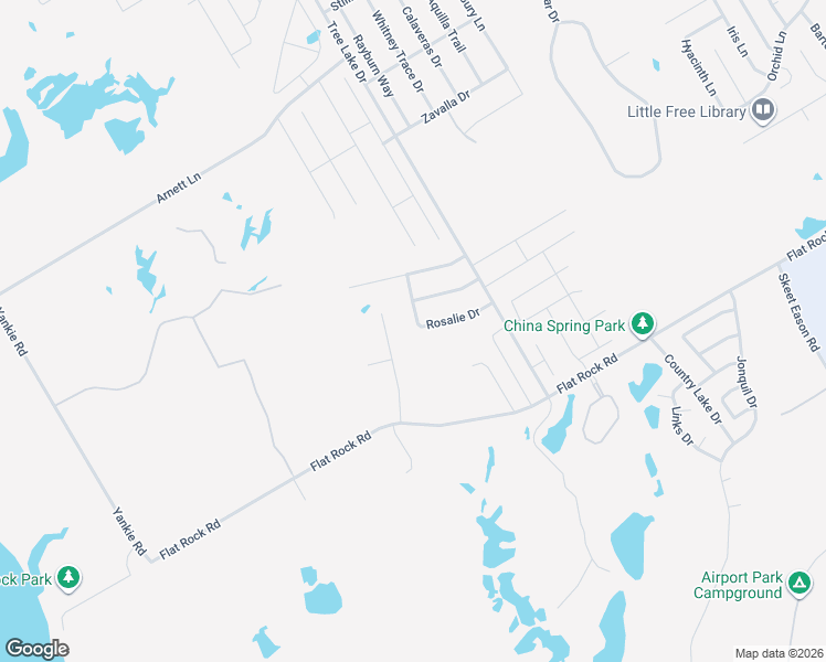 map of restaurants, bars, coffee shops, grocery stores, and more near 5636 Rosalie Drive in Waco