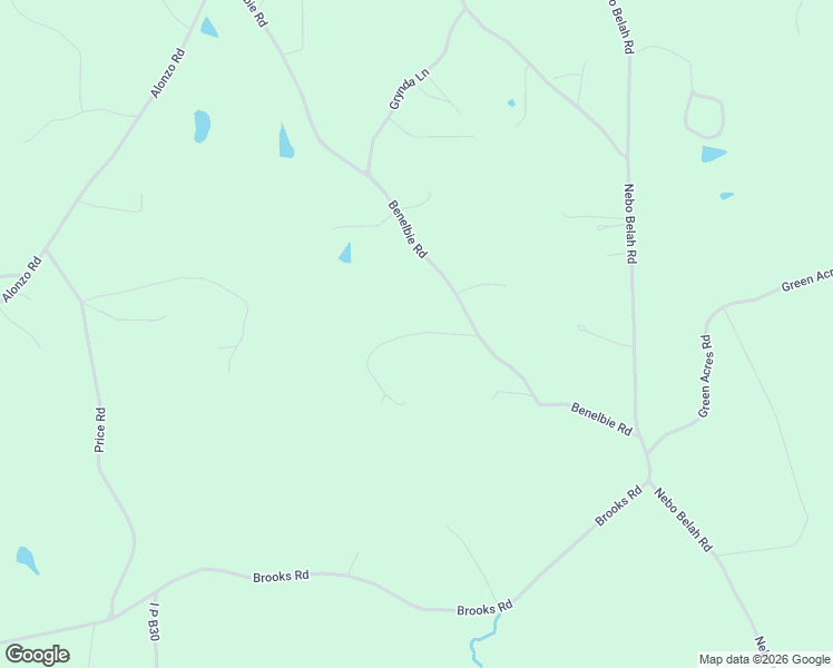 map of restaurants, bars, coffee shops, grocery stores, and more near Bernard Lane in LaSalle Parish