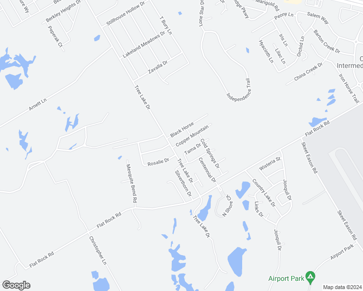 map of restaurants, bars, coffee shops, grocery stores, and more near 5520 Copper Mountain in Waco