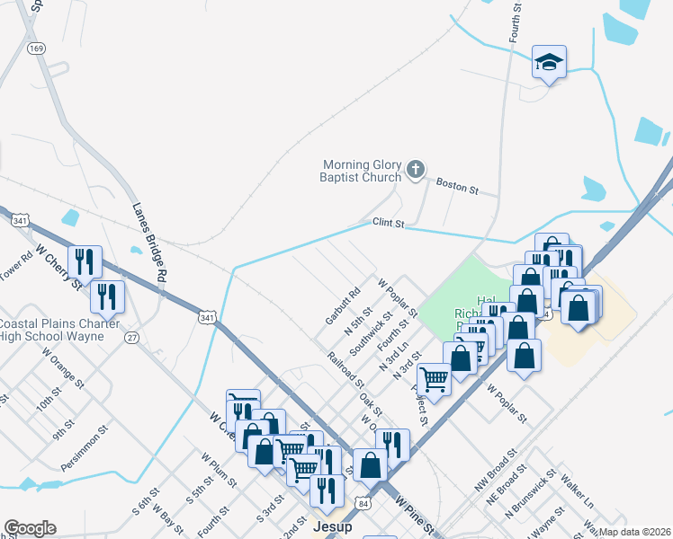 739 Williams Street, Jesup GA Walk Score
