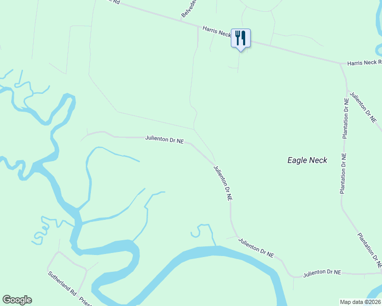 map of restaurants, bars, coffee shops, grocery stores, and more near 3317 Julienton Drive in Townsend