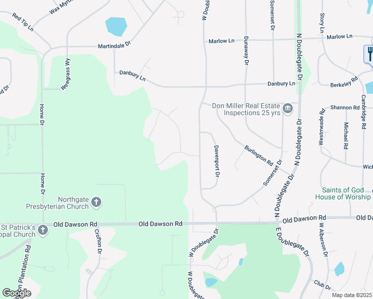 map of restaurants, bars, coffee shops, grocery stores, and more near 3901 Edith Drive in Albany