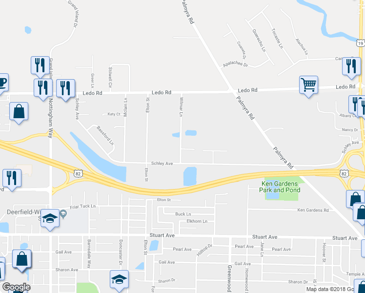 map of restaurants, bars, coffee shops, grocery stores, and more near 2027 Hidden Court in Albany