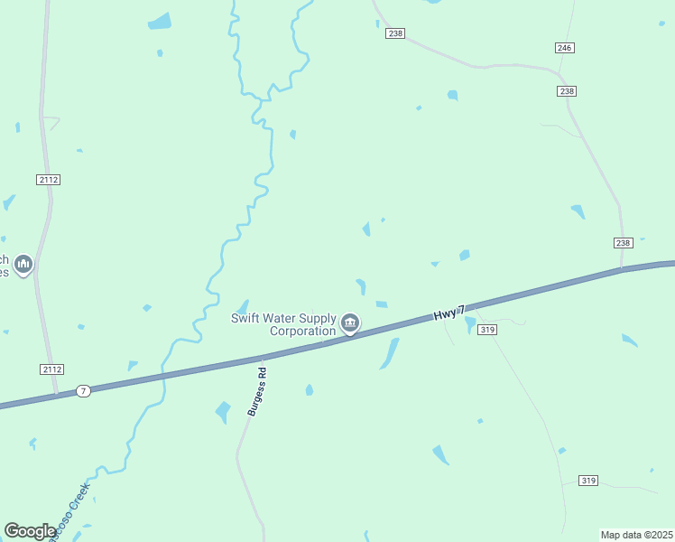 map of restaurants, bars, coffee shops, grocery stores, and more near 7075 Texas 7 in Nacogdoches