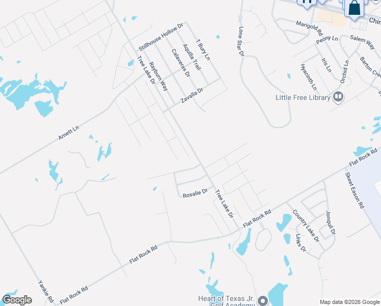 map of restaurants, bars, coffee shops, grocery stores, and more near 5601 Plantation Drive in Waco